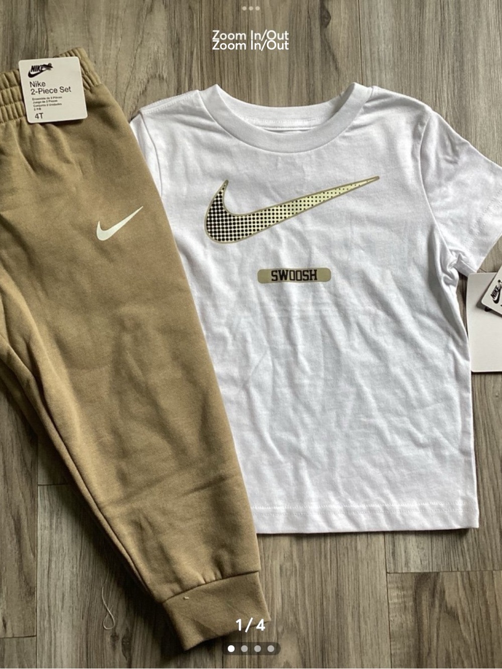 Nike Tee & Joggers Set boys size 4T(NWT) ~PRICE FIRM, NO OFFERS~
